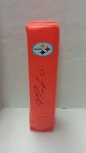 MARKUS WHEATON SIGNED TOUCHDOWN PYLON PITTSBURGH STEELERS INSCRIPTION FOOTBALL - Picture 1 of 1