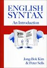 English Syntax  An Introduction Hardcover By Kim Jong Bok Sells Peter L