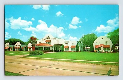 Postcard Texas Beaumont TX Alamo Plaza Hotel Courts 1970s Unposted Chrome - Image 1 of 2