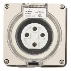4 Pin 20Amp Socket - Round Pins Free Shipping - Picture 1 of 1