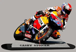 KASEY STONER, HONDA MOTO GP-01, MODELLINI DI MOTO MINIATURA IN DELL'OROLOGIO - Picture 1 of 1