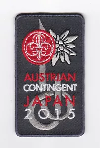 Parche contingente 2015 World Scout Jamboree Austria/Austrian Scouts - Imagen 1 de 1