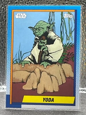 Yoda 2024 Topps Star Wars Throwback Thursday #109 1990 Baseball Design - Image 1 of 2