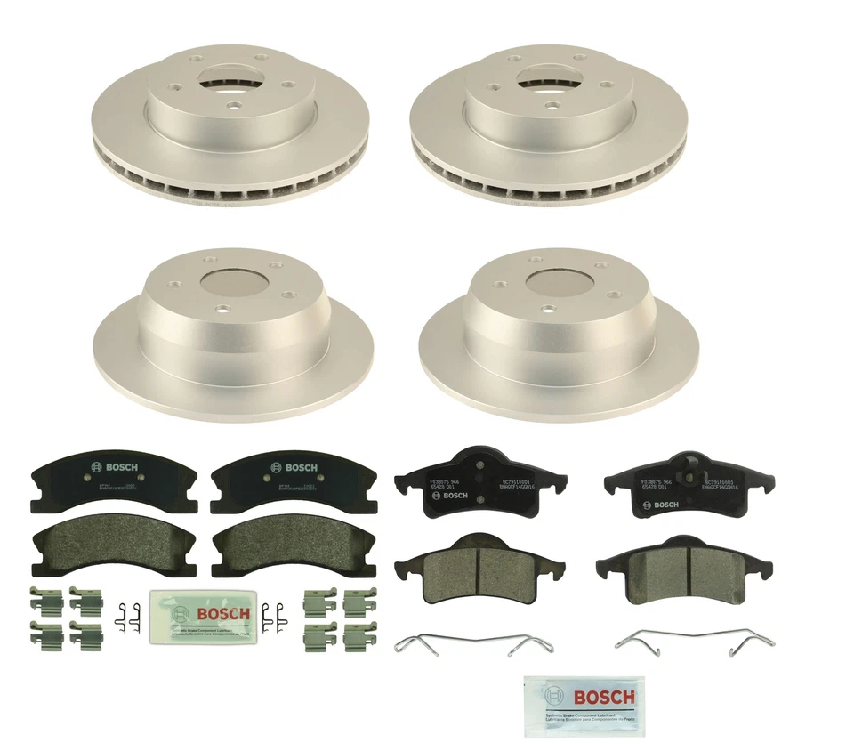 Kit de frenos delanteros Bosch 304 mm traseros 304 mm disco rotores pastillas para Jeep Grand Cherokee Foto 1 de 1