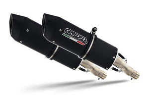 Kawasaki Zzr 600 2002-2006 Exhaust GPR Double Slip-on Furore Nero - Picture 1 of 9