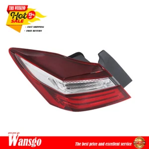 Housing Black For 2016-2017 Honda Accord Tail Light Rear Outer Driver Left Side - Picture 1 of 12