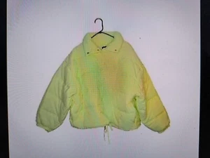 Chaqueta de Invierno Wild Fable Retro Puffer Amarillo Vibrante NUEVA con Etiquetas Talla XXL - Imagen 1 de 1