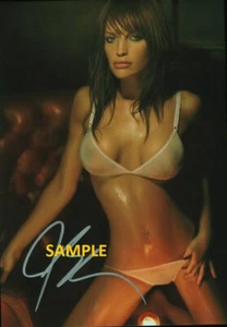 JOLENE BLALOCK #1 REIMPRESIÓN FOTO 8X10 FIRMADA AUTOGRAFIADA NAVIDAD HOMBRE CUEVA REGALO - Imagen 1 de 1