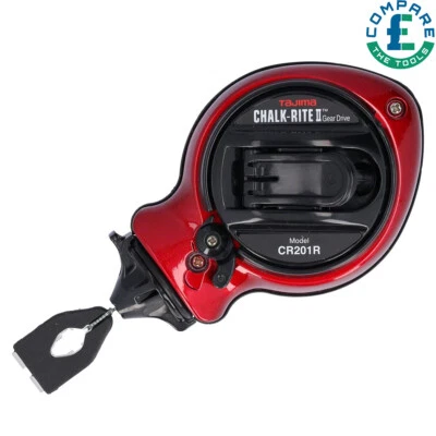 Tajima TACR201R Chalk Rite CR201R Jam Free 5 Gear Chalk Line II Extra Bold