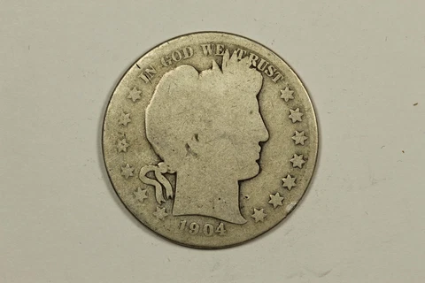1904-O Barber Half Dollar Cover