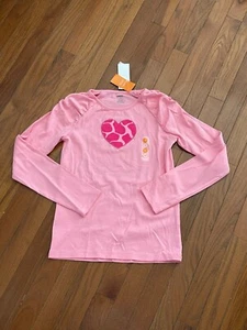 NWT Gymboree Pink Giraffe Print Gem Heart Top Shirt Size 12 - Picture 1 of 8