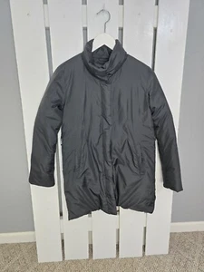 Crewcuts By J.Crew Down Puffer Coat Jacket High Neck Dark Grey Size 12 Winter - Picture 1 of 9