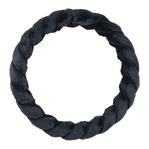Cubierta de volante suave negra de 15 pulgadas compatible con la mayoría de los vehículos para Audi BMW - Imagen 1 de 10