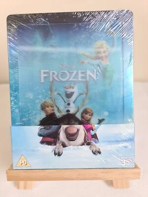 DISNEY    FROZEN   3D  +   2D   LENTICULAR    BLU-RAY    STEELBOOK,  BRAND   NEW - Image 1 of 4