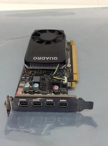 NVIDIA QUADRO P1000 4GB Low Profile Video Graphics Card, 4 Mini DP Ports, WORKS - Picture 1 of 9