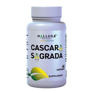 Cascara Sagrada Bark 900mg –Gentle Colon Cleanse & Digestive Balance 60 Capsules - Picture 1 of 8