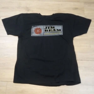 Jim Beam Robby Gordon Racing T Shirt Mens Large Short Sleeve Used Black - Picture 1 of 9