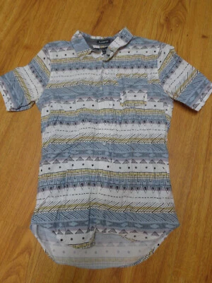 Camisa casual hombre corte clásico ochenta y ocho platino talla M multicolor Foto 1 de 2