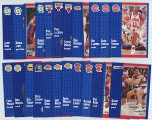 1991 Fleer HOFs & Stars 48 Card Lot Inc. Bird, Lewis, McHale, Parish, P. Jackson - Picture 1 of 4
