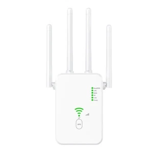 Wireless WLAN Repeater Verstärker Integrierte Steckdose 1200M Booster 2.4G/5GHz - Bild 1 von 20
