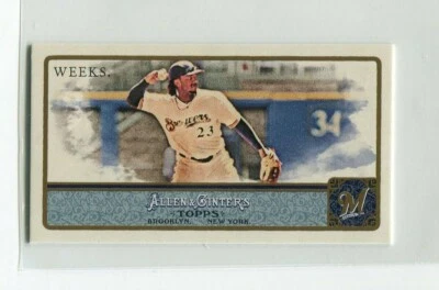 2011 Topps Allen & Ginter Mini A&G Back Rickie Weeks #288 Milwaukee Brewers - Image 1 of 2