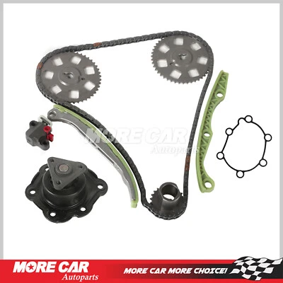 Kit de cadena de distribución bomba de agua para 1999-2002 Saturn SC2 SL2 SW2 16V 1.9L DOHC Foto 1 de 4