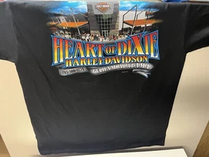 Harley Davidson T-Shirt Pelham, Alabama Short Sleeve Black Men's Size Large NEW - Picture 1 of 2