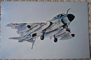 1968 Grumman US Navy Prowler EA-6A Electronic Warfare Aircraft Postcard - Picture 1 of 2