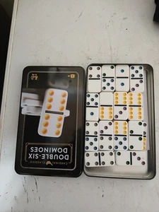 Cardinal Classic Games - Double Six Dominosteine 28 Color Dot / Dr16 - Bild 1 von 3