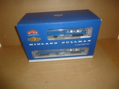 BACHMANN OO GAUGE 31-255DC DCC FITTED MIDLAND BLUE PULLMAN FULL SET COMPLETE - Image 1 of 4