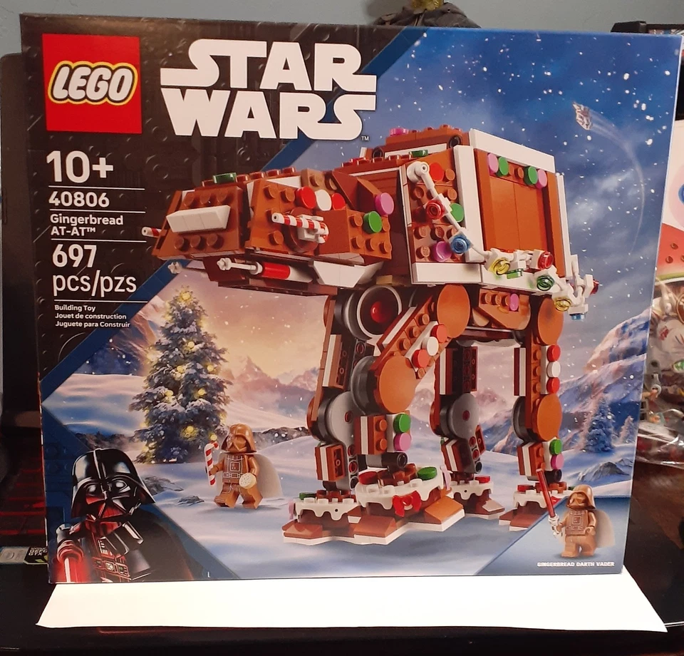 Lego 40806 Star Wars Gingerbread AT-AT Christmas Decoration, IN HAND - SEALED - Image 1 of 4