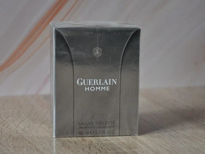Туалетная вода GUERLAIN HOMME 80 мл, старая версия, очень редкая и новая - Изображение 1 из 3