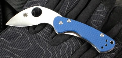 CUCHILLO PLEGABLE SPYDERCO BALANCE SPRINT RUN AZUL COBALTO G10 CPM-SPY27 C141GPCBL Foto 1 de 4