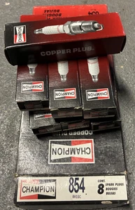 CHAMPION 854 RH10C NEW GENUINE ORIGINAL OEM SPARK PLUG 7-PACK - Picture 1 of 2