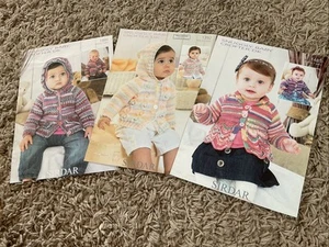 3 Beautiful Sirdar Snuggly Patterns. Original Patterns FitsUp To 7 Years. - Picture 1 of 1