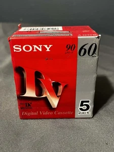 Sony Mini Digital Videocassette 5er Pack (5DVM60R3) - 60-Min Tapes - Neu Versiegelt - Bild 1 von 5