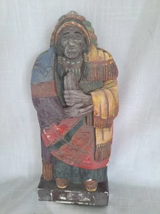 RARE Vintage Colibri cigar case Native American figurine CIGAR CASE - Picture 1 of 9