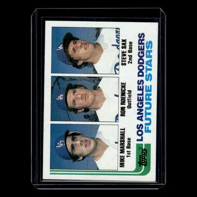 Tarjeta Mike Marshall/Ron Roenicke/Steve Sax #681 1982 Topps Los Angeles Dodgers casi nueva Foto 1 de 3