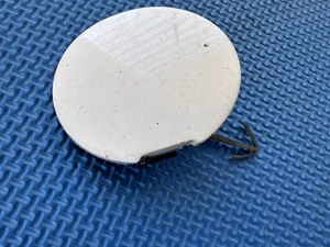 2004 - 2006 Mazda 3 One Used Front Bumper Tow Hook Cap White Color Trim - Picture 1 of 6