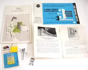 Sears Kenmore Model 1941 Zigzag Sewing Machine Instruction Book Presser Feet Lot - Picture 1 of 7