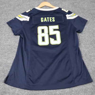 Antonio Gates #85 圣地亚哥充电器 Nike OnField 球衣 海军蓝 女式 L 码 — 第 1/4 张图片