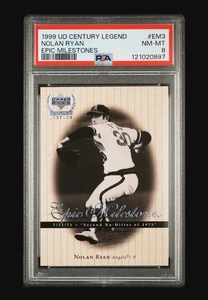 1999 UPPER DECK CENTURY LEGENDS EPIC MILESTONES PSA 8 MLB Legend NOLAN RYAN ⚾️💥 - Picture 1 of 3