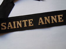 SAINTE ANNE hopital Maritime Marine Ruban légendé bachi authentique cap tally