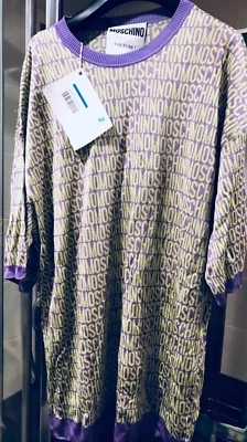 SUÉTER MOSCHINO COUTURE 10(US), 46(IT), LILA Foto 1 de 4