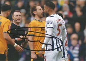 WOLVES: CRAIG DAWSON SIGNED 6x4 WEST BROM DERBY ACTION PHOTO+COA - Picture 1 of 1