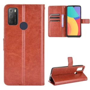 Flip Card Wallet Phone Case For Alcatel 1B 2022 1L 1S 3L 2021 1SE 2020 3X 2020 - Picture 1 of 46