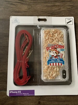 Disney D-Tech Mickey Main Street Popcorn iPhone XS 3D Cell Phone Case W/Strap - Image 1 of 4