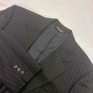 Brooks Brothers Makers Men's Grey Wool Pencil Stripe Blazer 42 - Picture 1 of 10
