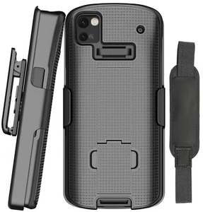 Kickstand Case + Hand Strap + Belt Clip Holster for Zebra TC53 TC58 Scanner - Picture 1 of 31