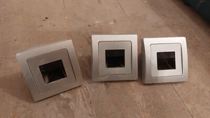 3x LED Einbauleuchte Treppe Flur silbergrau 3000K warmweiß - Bild 1 von 7